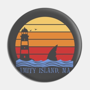 Amity Island - Jaws Pin