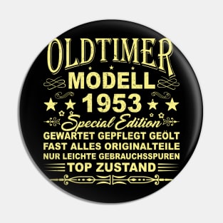 OLDTIMER MODELL BAUJAHR 1953 Pin