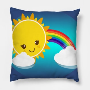 summer sun 2020 Pillow