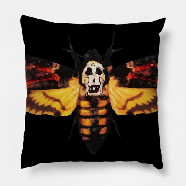 silence of the lambs Pillow by burrotees