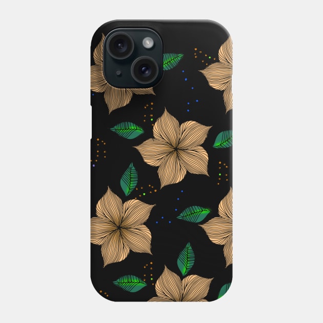 Floral Pattern 1 Phone Case by jen28