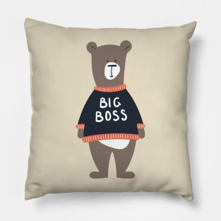 Big Boss Bear Pillow