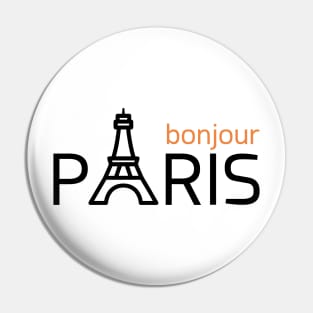 Bonjour Paris Pin