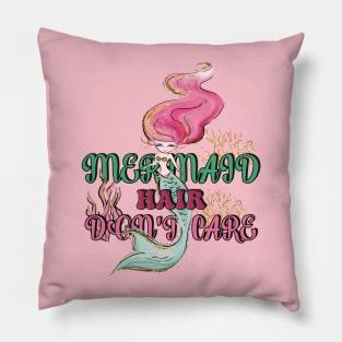 The Carefree Mermaid Pillow