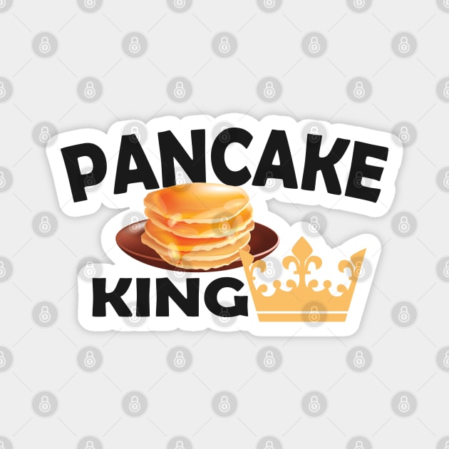 Pancake King Magnet by KC Happy Shop