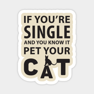 Single With Cat Magnet