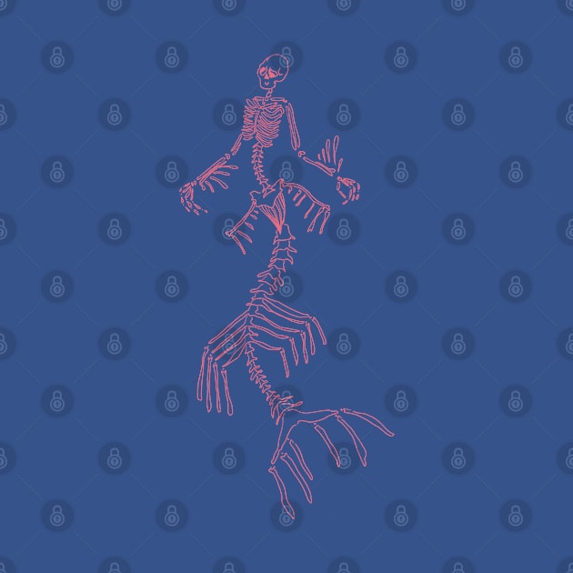 Mermaid skeleton by Fajanie