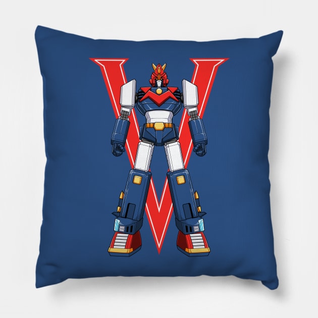 Voltes V Pillow by WahyudiArtwork