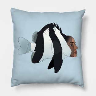 Whitetail Dascuyllus Ladyfish Pillow