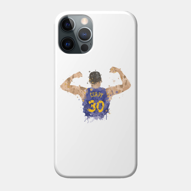 Steph Curry Paint Splatter Art - Steph Curry - Phone Case