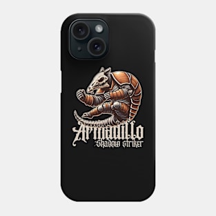 Armadillo skeleton fighter Phone Case