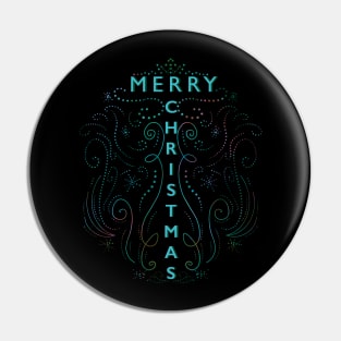 Blue Christmas Pin