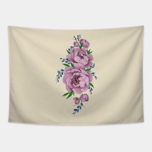 Pretty pink peonies Tapestry