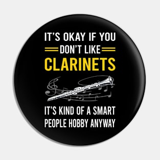 Smart People Hobby Clarinet Pin