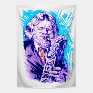 Gerry Mulligan - An illustration by Paul Cemmick Tapestry