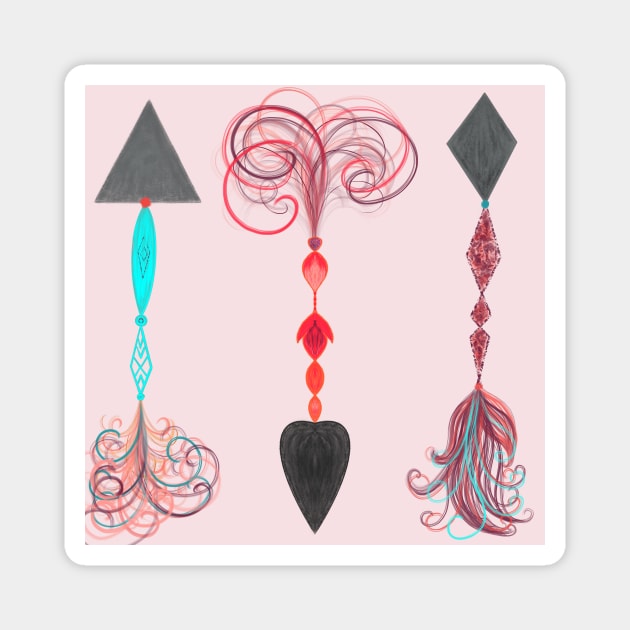 Decorative Arrows Magnet by DesignbyKurlz