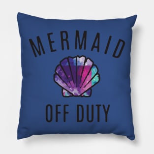 mermaid off duty1 Pillow