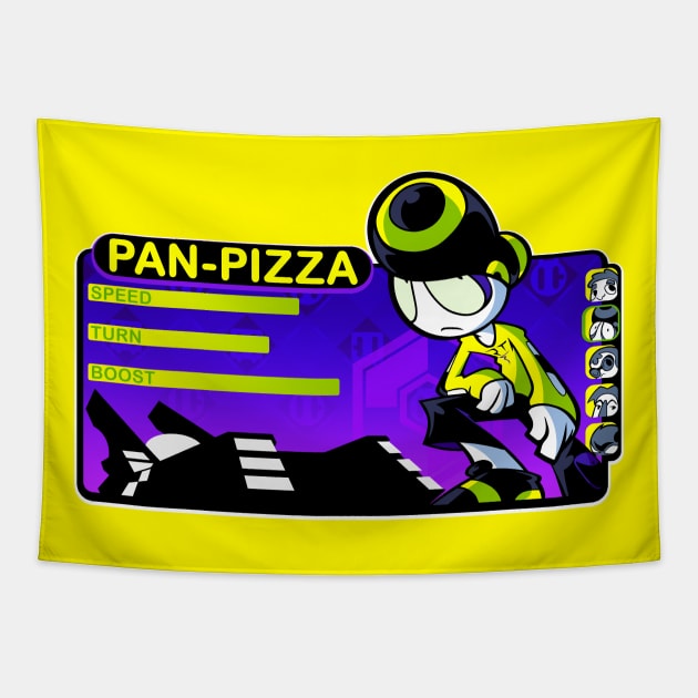 Pan-Pizza Stats Tapestry by RebelTaxi
