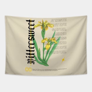 Bittersweet Melancholic Mellow Feelings Emotions Wildflower Tapestry