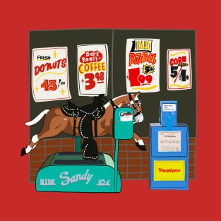 Sandy the Horse at the Grocery Store T-Shirt