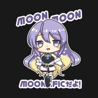 Moon Moon!! Hololive Indonesia Gen 1 Moona Hoshinova T-Shirt