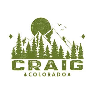 Craig Colorado Mountain Souvenir T-Shirt