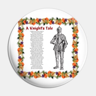 A Knight's Tale by Geoffrey Chaucer Pin