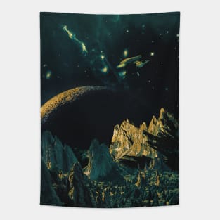 Uncharted System - Retro Space Tapestry