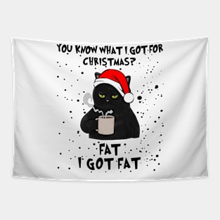 You Know What I Got For Christmas I Got Fat Tapestry