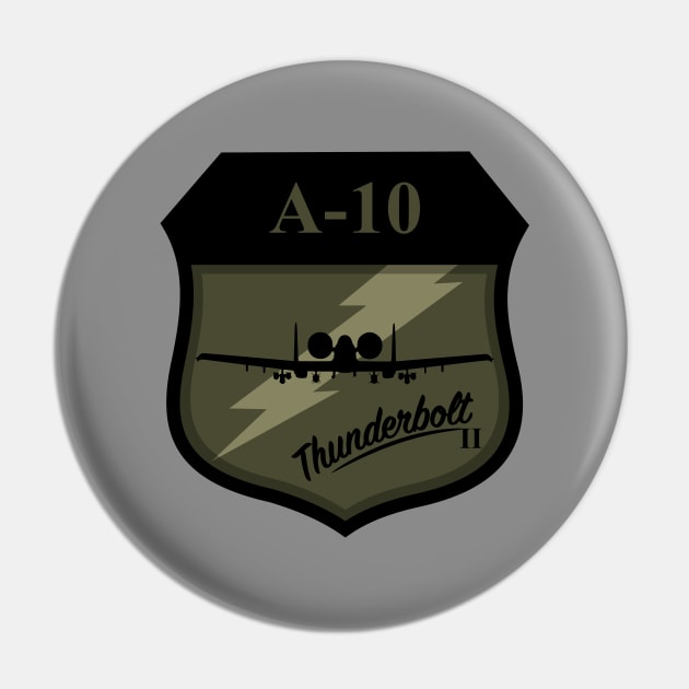 A-10 Warthog Patch (subdued) Pin by Tailgunnerstudios