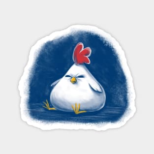 Angry Chicken Blues Magnet