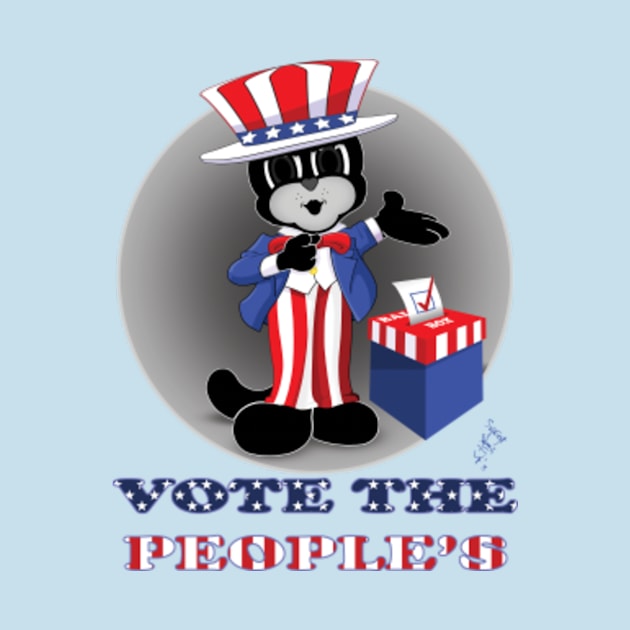 Zapped Kat VOTE THE PEOPLE'S by Swoot by Swoot T's