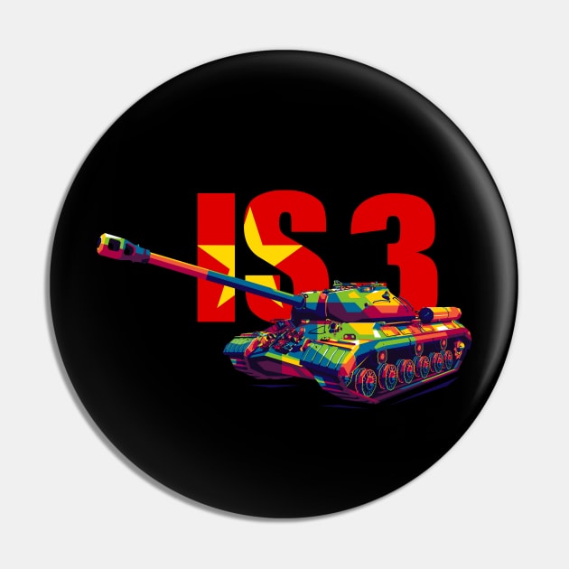 IS-3 Heavy Tank Pin by wpaprint