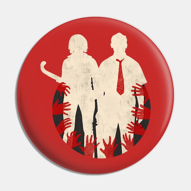 You've Got Red On You Pin by William Henry Design