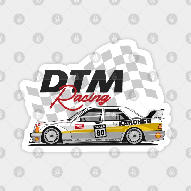 MERCEDES BENZ EVO 2 190E DTM RACING Magnet by shketdesign