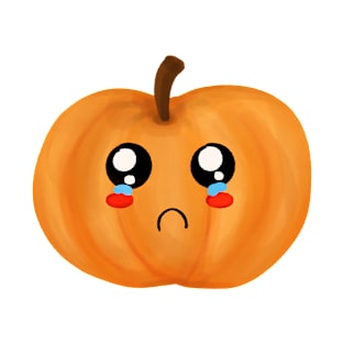 Sad kawaii pumpkin T-Shirt