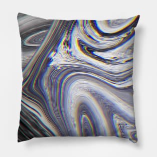 Marble Glitch Pattern II Pillow