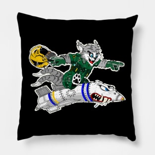 F-14 Tomcat - AIM-54 Phoenix Gotcha... BABY! - WB Grunge  Style Pillow