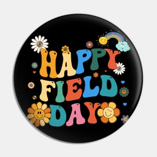 Happy Field Day Retro Field Day 2023 Last Day School Pin