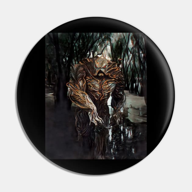 Swamp Man Pin by BlackOzean