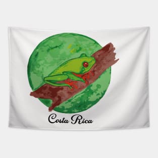 Red eyed tree frog Tapestry