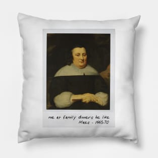 maes - family dinner meme Pillow