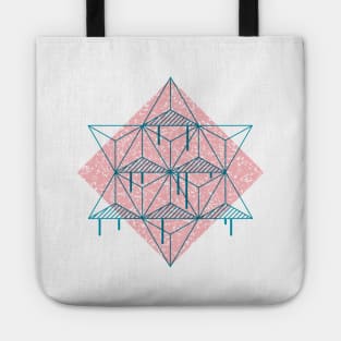 Geometric Star Dripper Tote