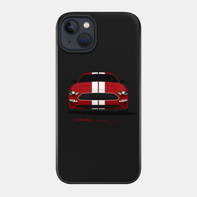 Mustang (Red) - Ford Mustang - Phone Case