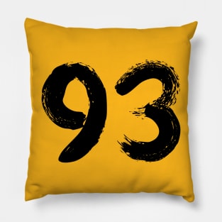 Number 93 Pillow