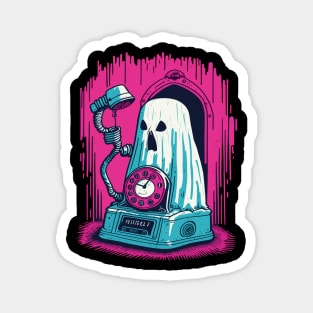 Ghostly Telephone Magnet