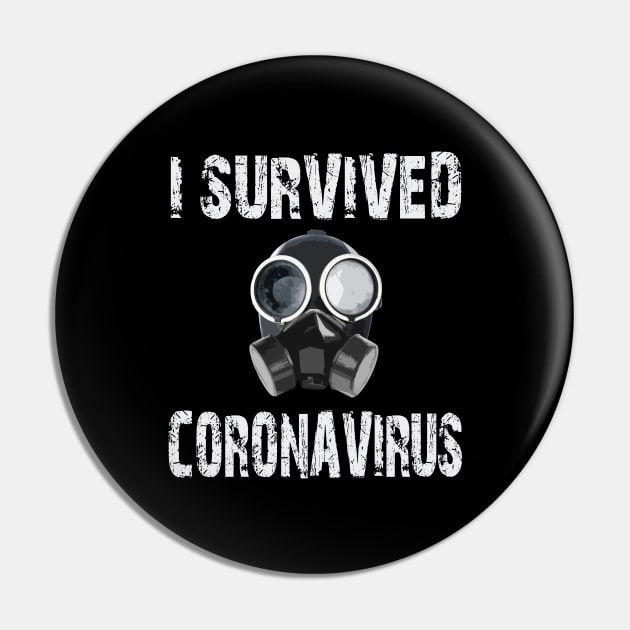 Funny trendy I survived coronavirus covid 19 gas protection mask Pin by AbirAbd