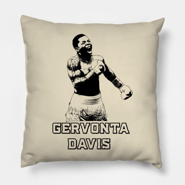 Gervonta Davis t-shirt Pillow by Sons'tore