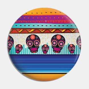 Day of the Dead Halloween Pin