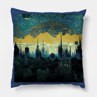 Starry Night in Kashyyyk Pillow